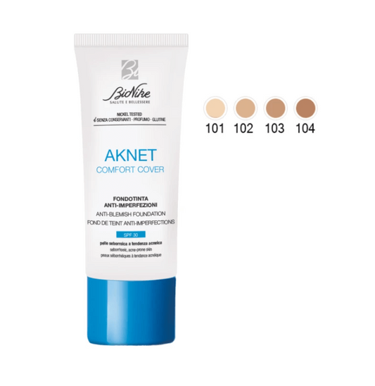 Bionike Aknet Fondotinta Comfort Cover SPF30 102 30ml