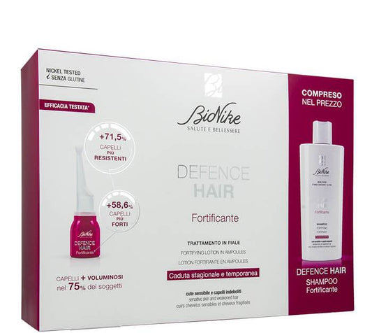 Bionike Defence Hair Trattamento in Fiale Fortificante + Shampoo Fortificate 200ml