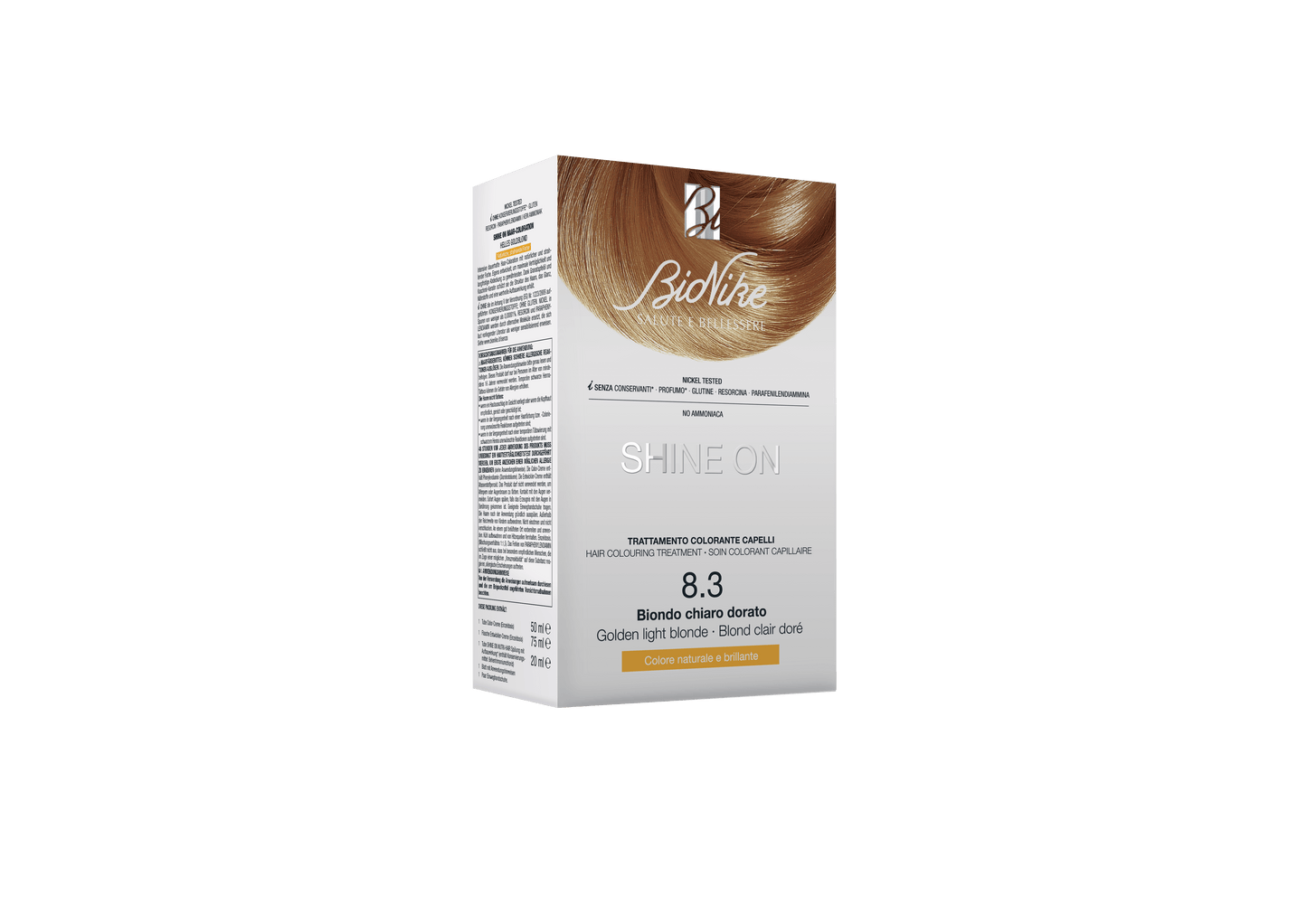 Bionike Shine On Trattamento Colorante Capelli 8.3 Biondo Chiaro Dorato