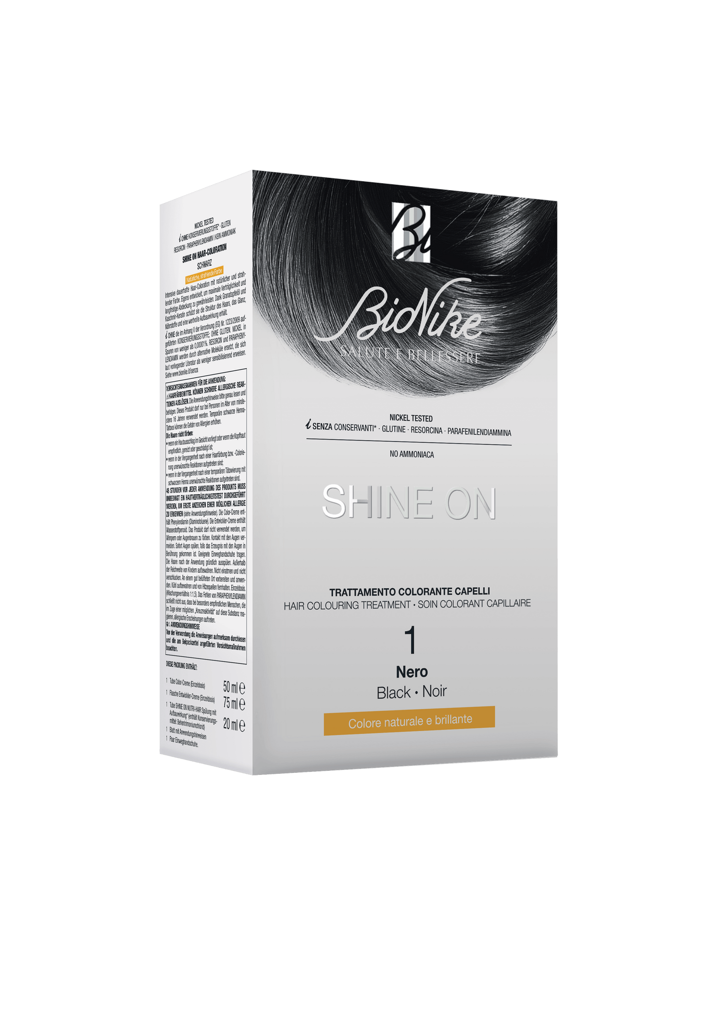 Bionike Shine On Trattamento Colorante Capelli 1 Nero