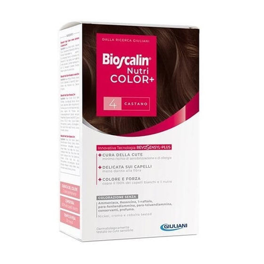 Bioscalin NutriColor Plus Colorazione Permanente 4 Castano