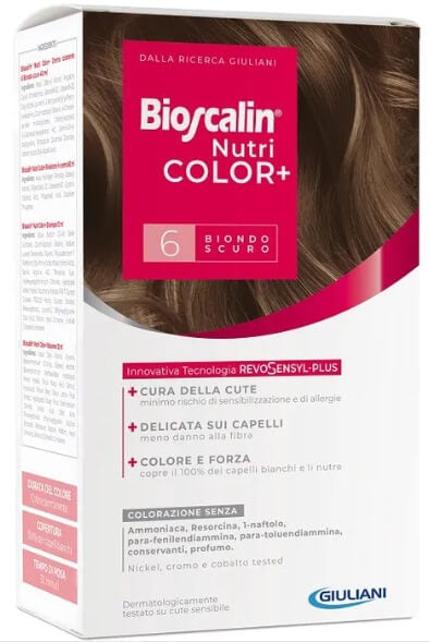 Bioscalin NutriColor Plus Colorazione Permanente 6 Biondo Scuro