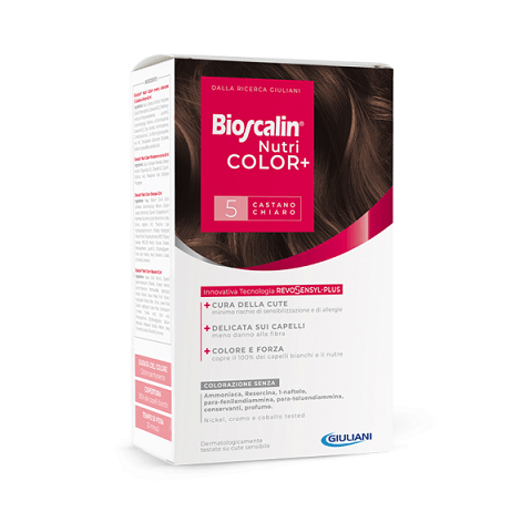 Bioscalin NutriColor Plus Colorazione Permanente 5 Castano Chiaro