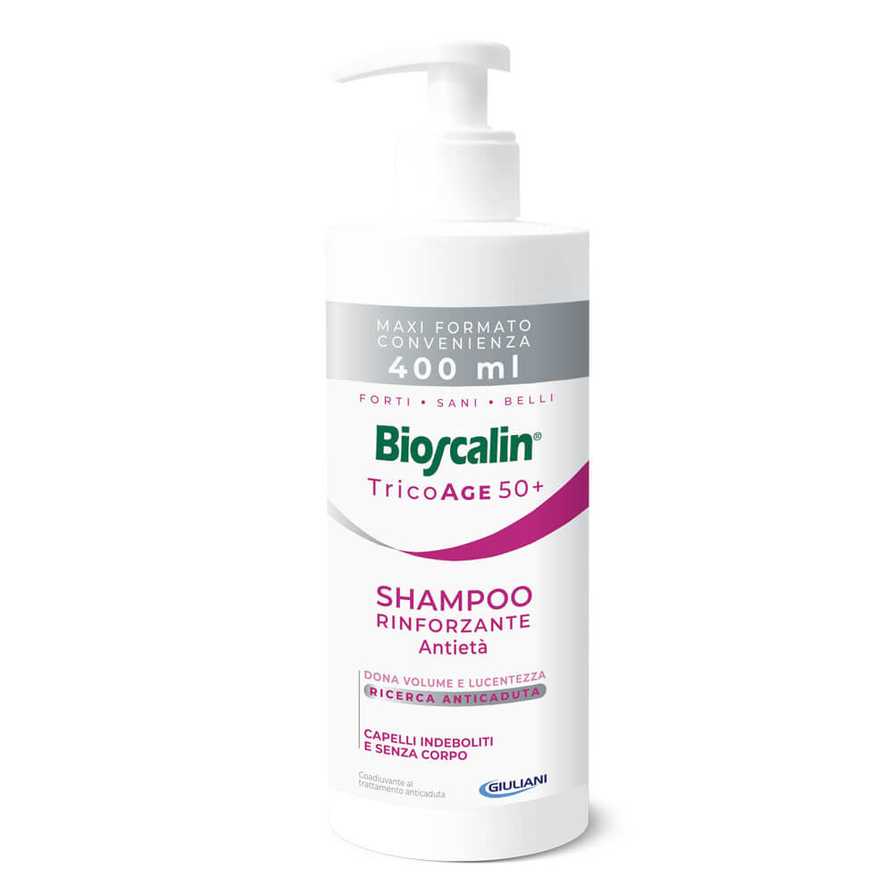 Bioscalin TricoAGE 50+ Shampoo Rinforzante Ridensificante 400ml