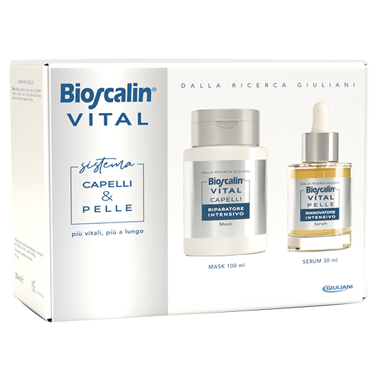 Bioscalin Vital Cofanetto Capelli e Pelle Maschera 100ml + Siero 30ml