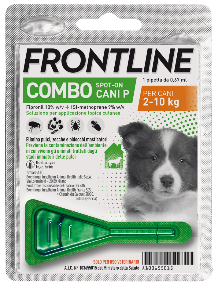 Frontline Combo Cani 2-10 kg 1 pipetta