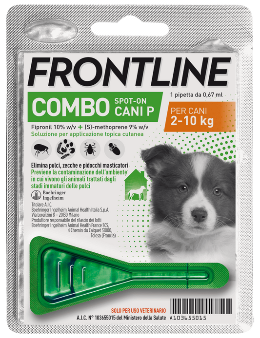 Frontline Combo Cani 2-10 kg 1 pipetta