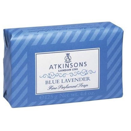 Atkinsons Fine Perfumed Soap Normal Size Blue Lavender 125g