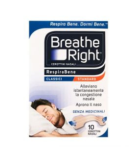 Breathe Right Cerottini Nasali Classici 10 pezzi