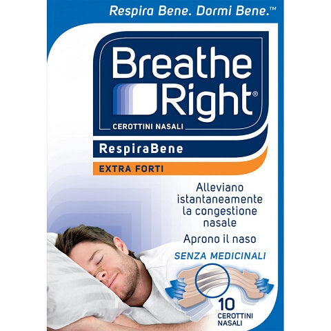 Breathe Right Cerottini Nasali Extra Forti 10 pezzi