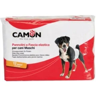 Camon Pannolini A Fascia Cani Maschi Misura 1