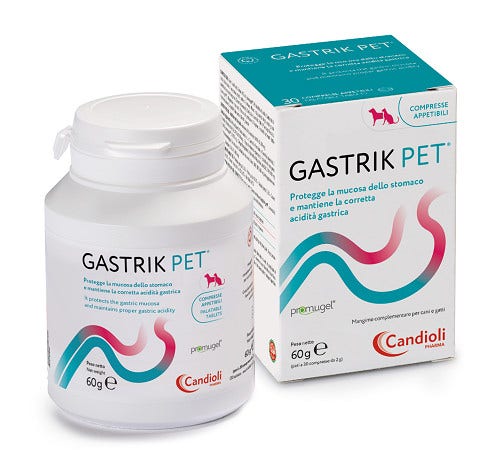 Candioli Gastrik Pet Mangime Complementare Per Cani/Gatti 30 Compresse Appetibili