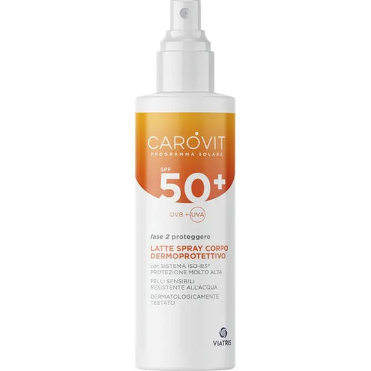 Carovit Latte Spray Solare Corpo SPF50+ 200ml