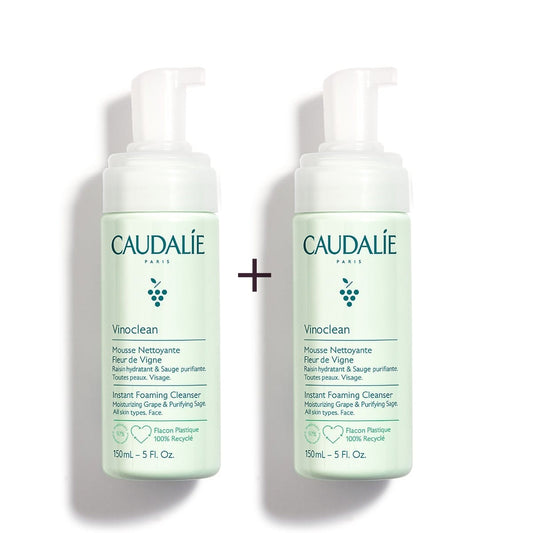 Caudalie Vinoclean Mousse Detergente Pacco Doppio 1+1