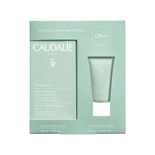 Caudalie Vinopure Siero Anti-imperfezioni 30ml + Fluido Idratante 15ml