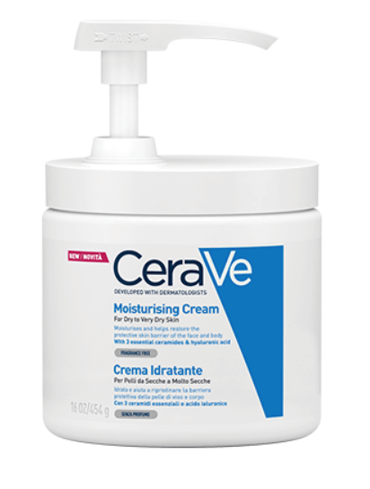 CeraVe Crema Idratante con Dispenser 454g