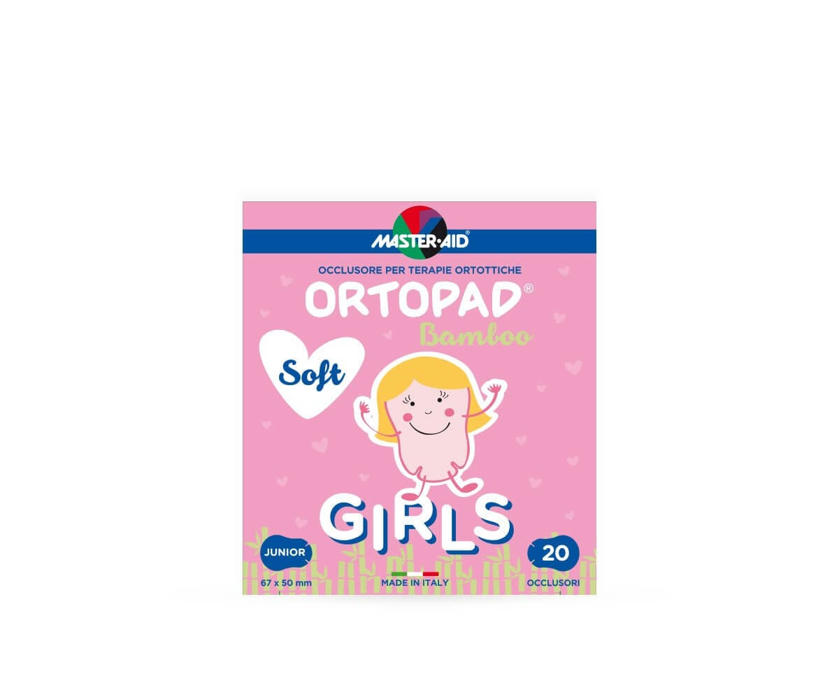 Cerotto Oculare Per Ortottica Ortopad Soft Girls Junior 20 Pezzi