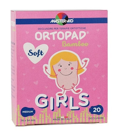 Cerotto Oculare Per Ortottica Ortopad Soft Girls Medium 20 Pezzi