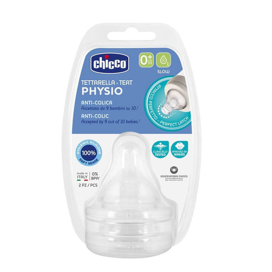 Chicco Tettarella Physio Silicone 0m+ 2 pezzi