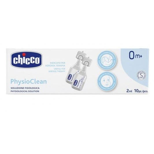 Chicco Physioclean Soluzione Fisiologica Detersione Nasale 10 Pezzi 0 Mesi+