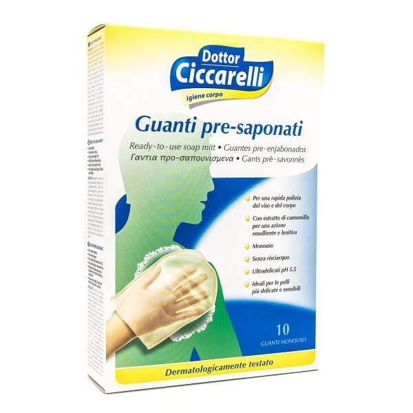 Ciccarelli Guanti Monouso Pre-Saponati 10 pezzi