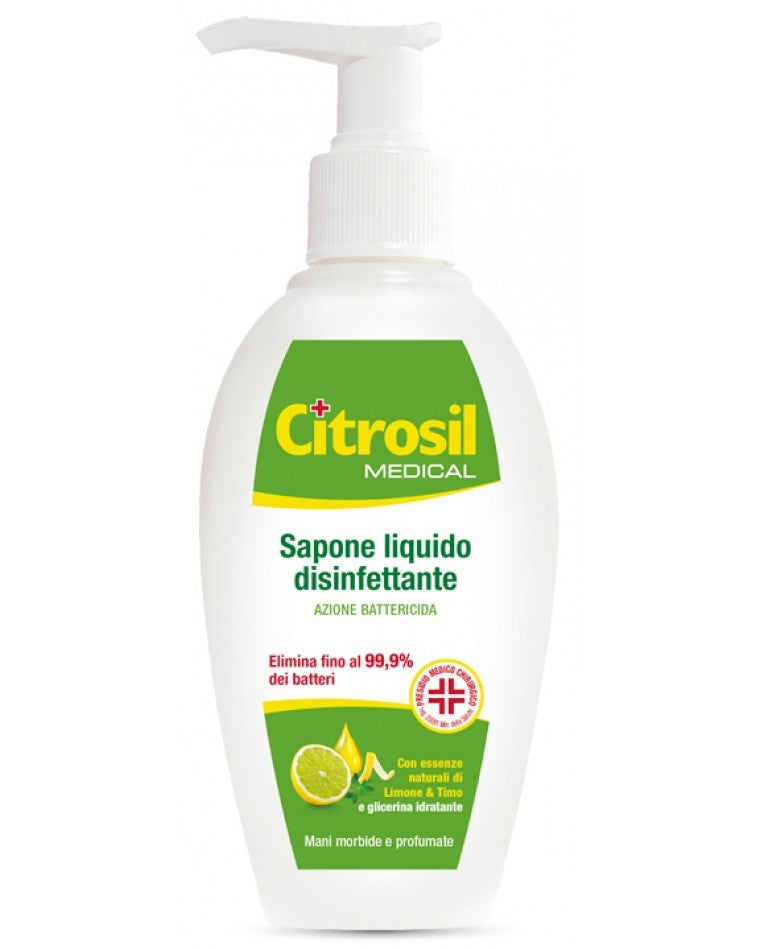 Citrosil Sapone Liquido Antibatterico Limone e Timo 250ml