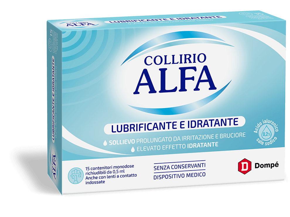 Collirio Alfa Lubrificante e Idratante 15 fiale monodose