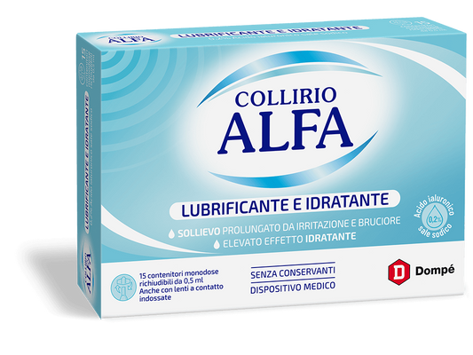 Collirio Alfa Lubrificante e Idratante 15 fiale monodose