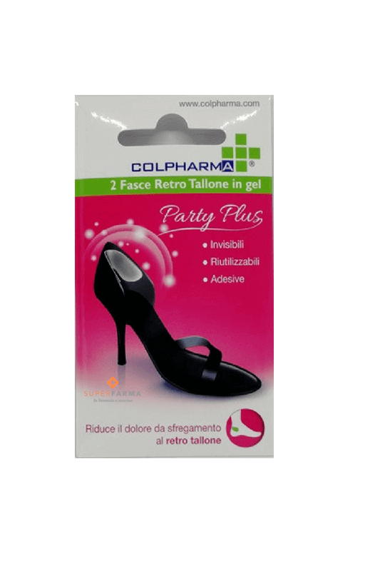 Colpharma Party Plus 2 Fasce Retro Tallone in gel