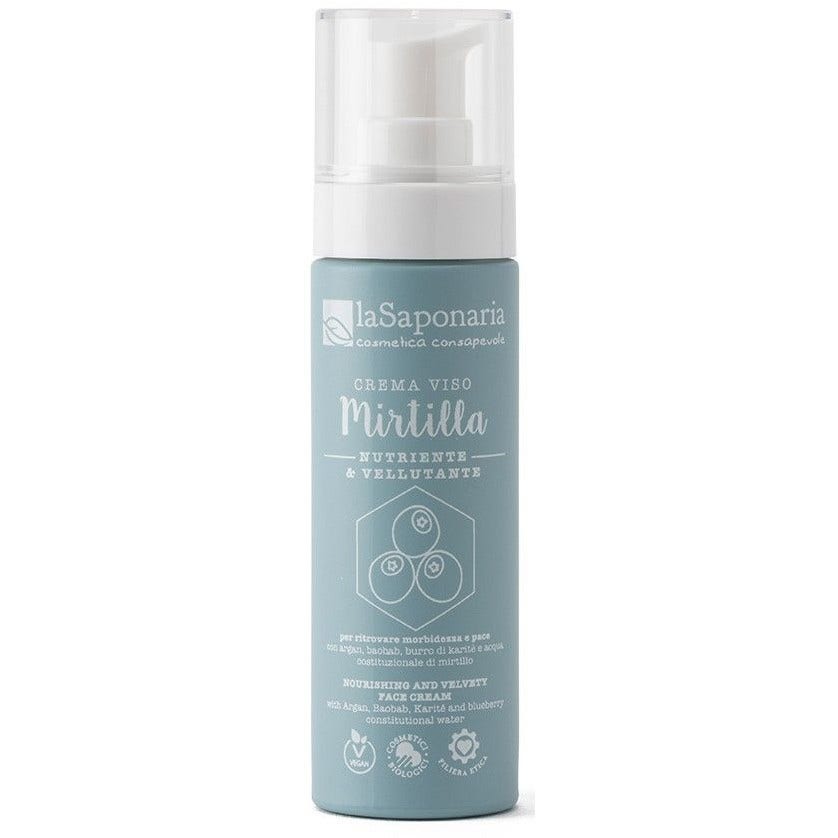 La Saponaria Mirtilla Crema Viso Nutriente/Vellutante 50ml