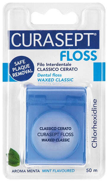 Curasept Floss Filo Interdentale Classico Cerato 50m