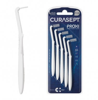 Curasept Proxi Angle Scovolino P06 Bianco 5 Pezzi 0.6mm