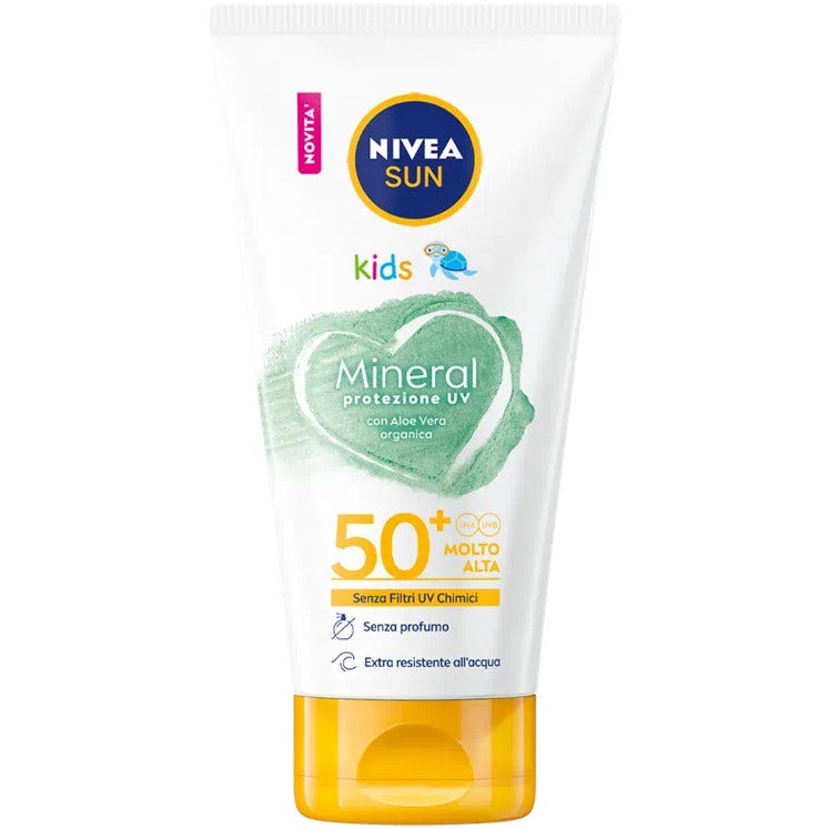 Nivea Sun Kids Mineral Latte Solare Bambini SPF50+ 150ml