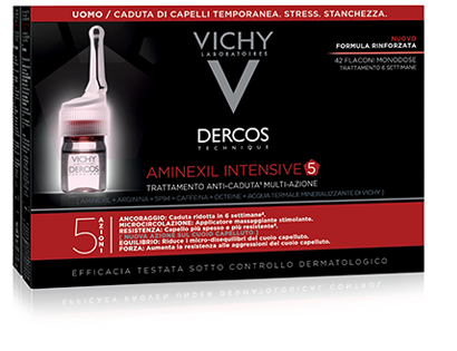 Vichy Dercos Aminexil Intensive 5 Uomo 21 fiale