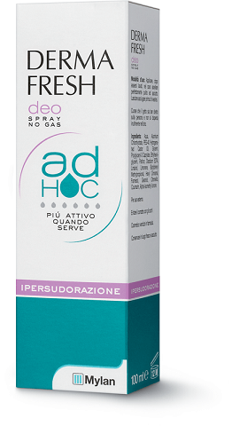 Dermafresh Ad Hoc Ipersudorazione Deodorante Spray 100ml