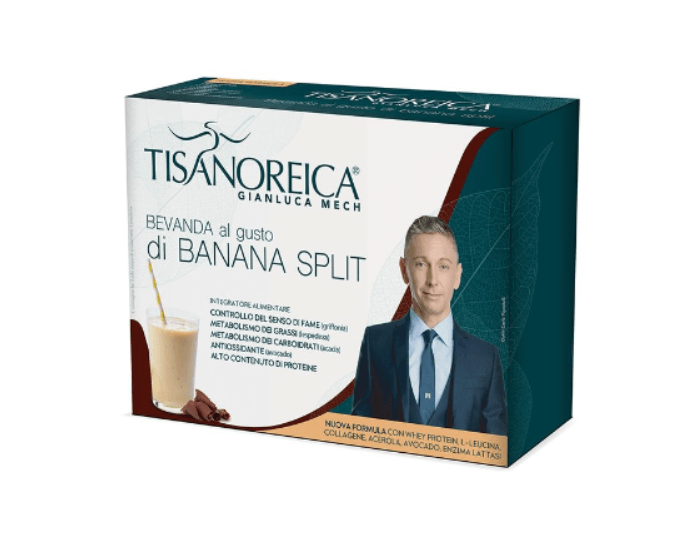 Dieta Tisanoreica Bevanda Gusto Banana Split 4 preparati da 28g