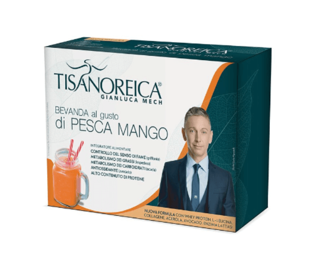 Dieta Tisanoreica Bevanda Gusto Pesca e Mango 4 preparati da 28g