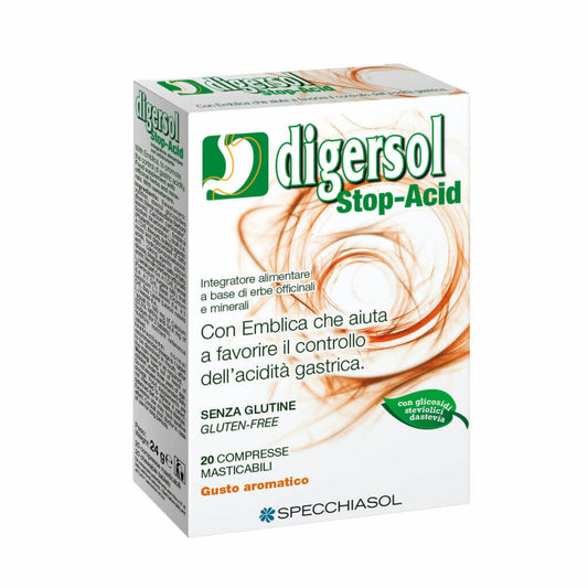 Specchiasol Digersol Stop-Acid 20 compresse masticabili