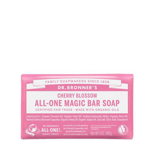 Dr. Bronner's Sapone Solido Fiori di Ciliegio 140g