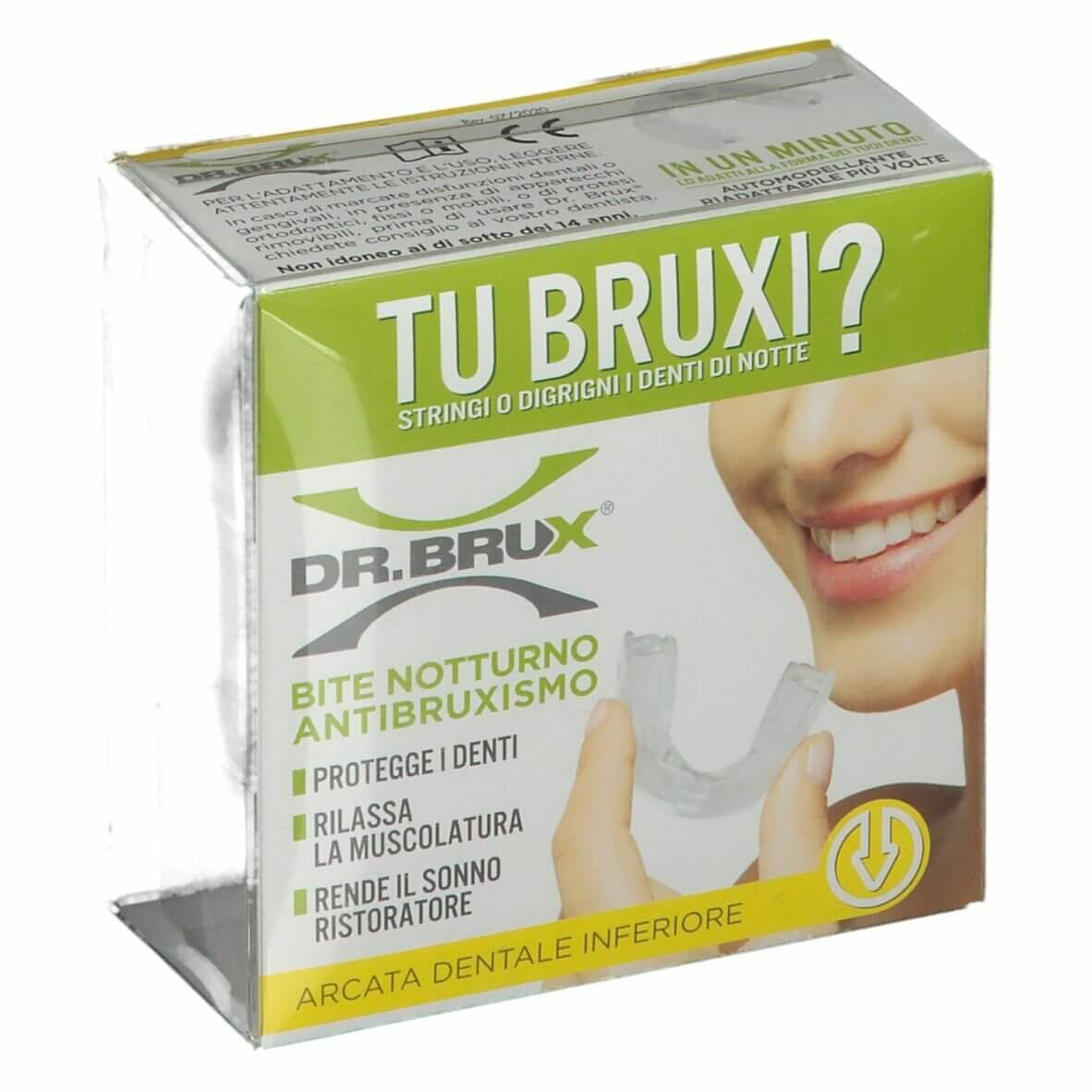 Dr. Brux Bite Inferiore Notte Trasparente