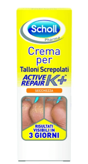 Scholl Crema per Talloni Screpolati Active Repair K+ 60ml