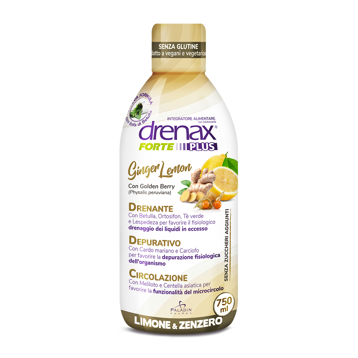 Drenax Forte Plus Ginger Lemon 750ml