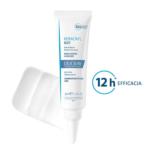 Ducray Keracnyl Crema Gel Opacizzante Pelle Grassa/Tendenza Acneica 30ml