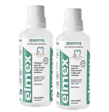 Elmex Sensitive Collutorio Per Denti Sensibili 400ml+400ml