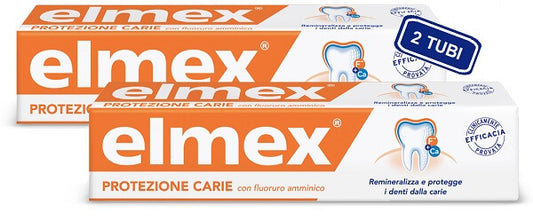 Elmex Protezione Carie Dentifricio 2X75ml PROMO