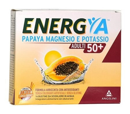 Energya Papaya Magnesio e Potassio Adulti 50+ 14 bustine