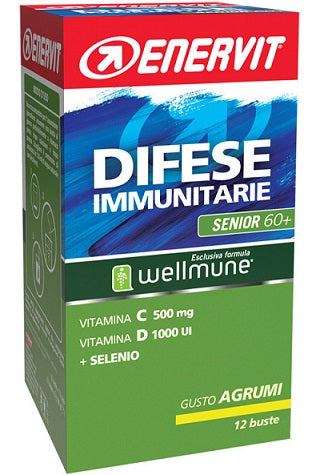 Enervit Difese Immunitarie Senior 60+ 12 buste Gusto Agrumi