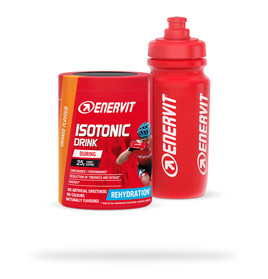 Enervit Isotonic Drink Arancia 420g + Borraccia