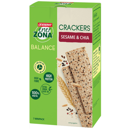 EnerZona Crackers Balance Sesame & Chia 175g