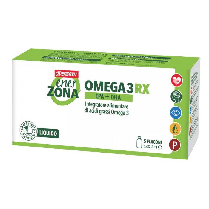 EnerZona Omega3 Rx Liquido 5 flaconcini